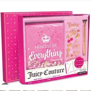 New! Juicy Couture "Princess Of Everything" 19 pc Journal Set - Awesome!